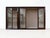 Large Italian Wardrobe with Sliding Doors and Brass Details attributed to Renzo Zavanelli, 1951, Set of 2 For Sale - Image 4 of 18