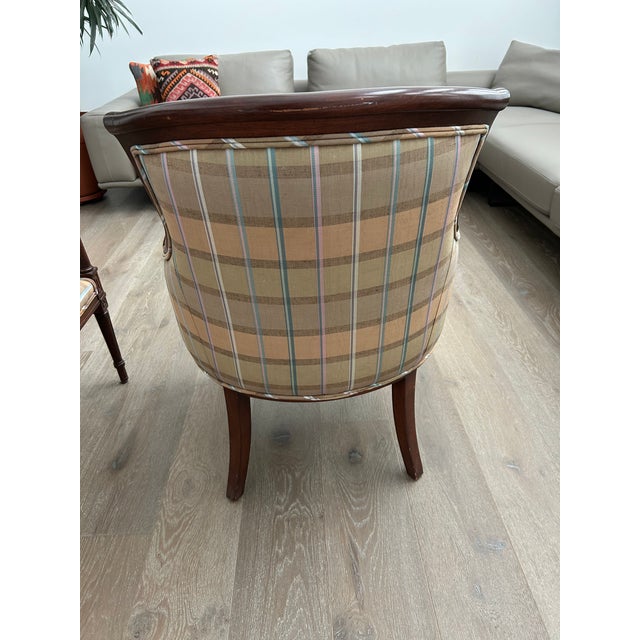 1990s 1990s Set of Wood Upholstered Chairs For Sale - Image 5 of 6