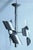 Mid-Century Modern Space Age Stainless Steel Chandelier, 1960s For Sale - Image 3 of 14