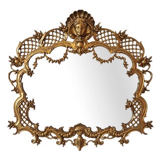 Louis XV Bronze Mirror For Sale