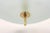 Brass Etched Glass Chandeliers in the Style of Pietro Chiesa for Fontana Arte For Sale - Image 8 of 11