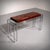 Chrome and Wood Console Table from Aldo Tura, 1970s For Sale - Image 10 of 10