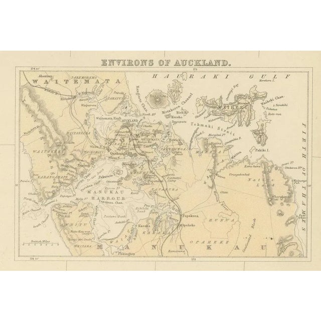 This 1882 map of New Zealand, published by Blackie and Son as part of the 'Comprehensive Atlas and Geography of the...