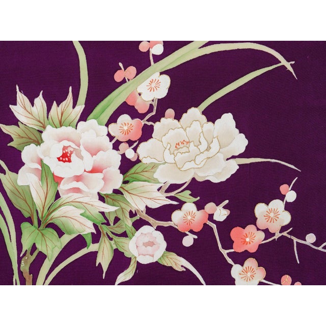Japanese Ceremonial Silk Wall Tapestry by Renaras For Sale - Image 4 of 5