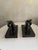 Art Deco Bronze Crane Bookends with Marble Bases by H. Garreau Auxerre Label, France, 1930s, Set of 2 For Sale - Image 4 of 11