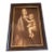 Antique Classical Revival Franz Hanfstaengl German Sepia Photogravure Print Raphael 'Madonna Del Granduca' Framed For Sale
