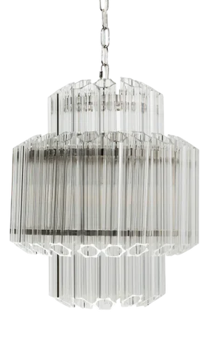 Clear Piccolo Palermo Chandelier from Pure White Lines