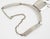 Silver Modernist Space Age Stainless Steel and Red Glass Cabochon Choker Necklace For Sale - Image 8 of 8