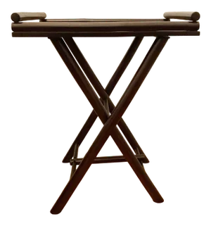 Modern Bamboo Tray With Stand