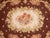 Beautiful rug with a European pattern, which comes from the famous French workshops of Aubusson. This one is tied with the...