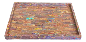 Contemporary Rainbow Calsilica Tray