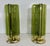 Murano Glass Table Lamps in Ribbed Green Glass and Brass, 2000s, Set of 2 For Sale - Image 15 of 18