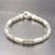 Contemporary 1990s Tiffany & Co Estate German Zig Zag Bracelet Sterling Silver For Sale - Image 3 of 12