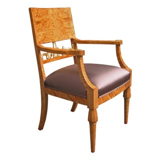 Single Neoclassical Armchair For Sale