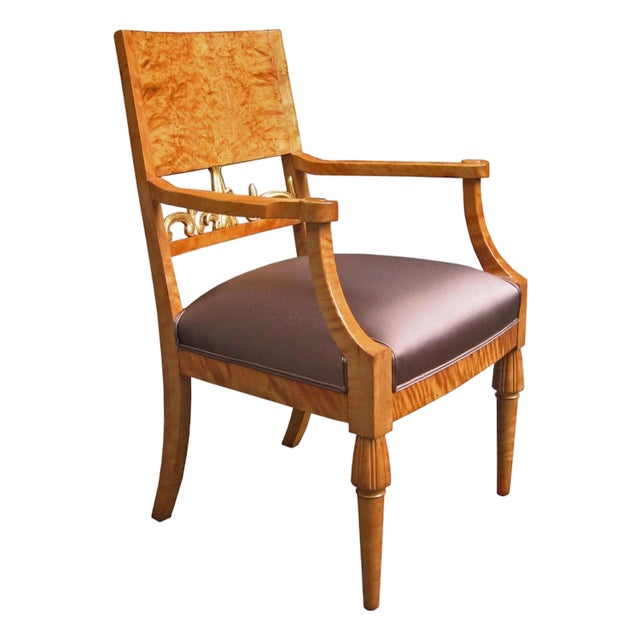 Single Neoclassical Armchair For Sale
