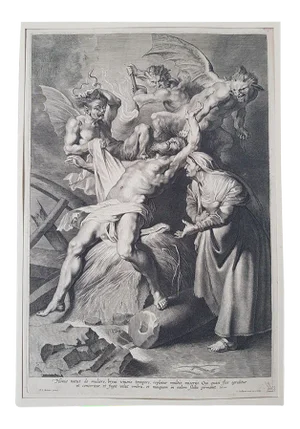 Flemish School Engraving by Lucas Vorsterman, 1622