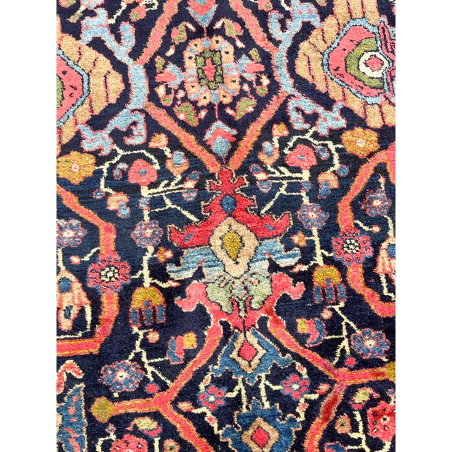 Antique Persian Bijar Carpet, 9'4" × 12'9" For Sale - Image 10 of 11