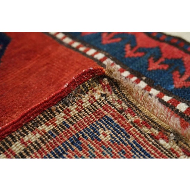 Traditional Antique Kazak Rug 4'2'' x 6'4'' For Sale - Image 3 of 11