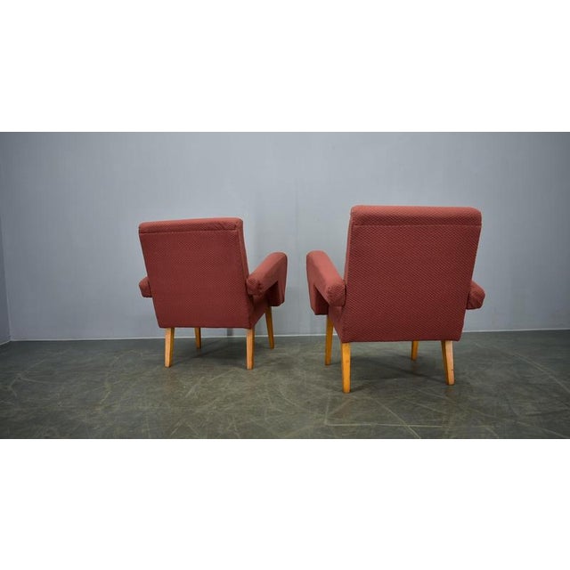 Vintage Armchairs, Former Czechoslovakia, 1960s, Set of 2 For Sale - Image 11 of 18