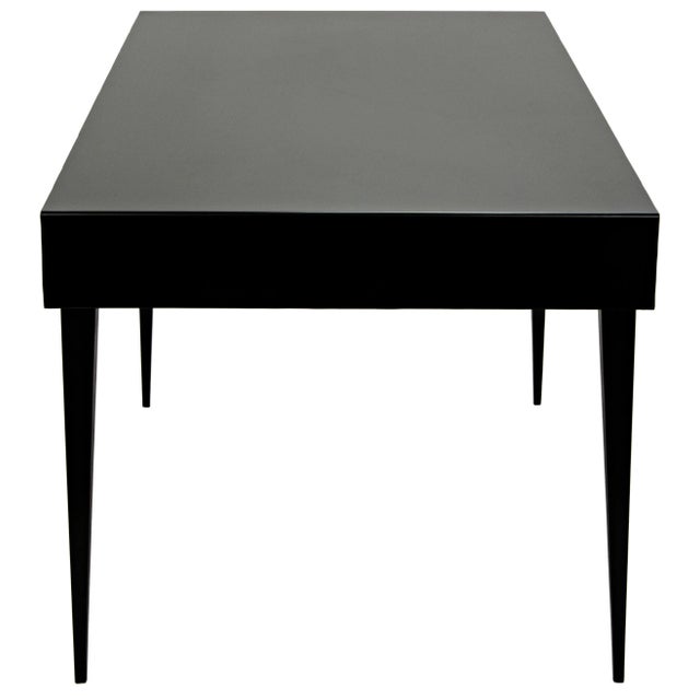 Not Yet Made - Made To Order Stiletto Desk, Black Metal For Sale - Image 5 of 6