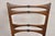Biedermeier Mid 19th Century Antique Italian Biedermeier Arts & Crafts Walnut Bowtie Chiavari Side Chair Pair For Sale - Image 3 of 12