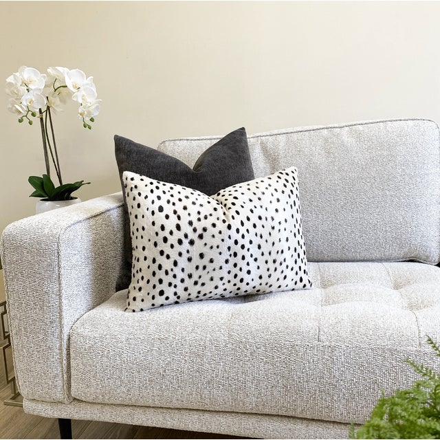 Cheetah Print Throw Pillow With Feather Down Insert For Sale In New York - Image 6 of 6