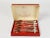 Vintage S.King's Bee Solid Nickel Gold Bronze Teaspoon Set in Box - 6 Pieces For Sale - Image 6 of 7