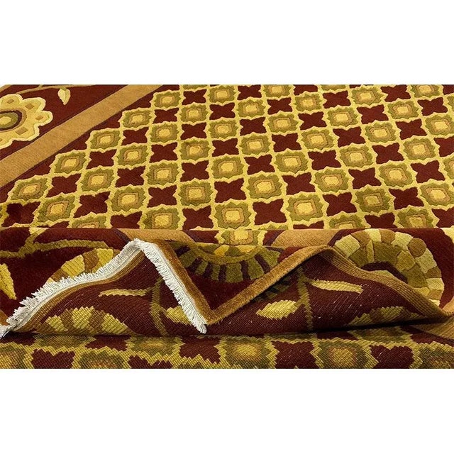 Traditional Handwoven Gabbeh Area Rug 6'7"×10'1" For Sale - Image 3 of 11