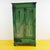 Vintage Green Wood Wardrobe For Sale - Image 11 of 11