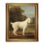 Beaux-Arts "White Poodle in a Punt" After George Stubbs, Contemporary Reproduction Print on Canvas, Small Gold Frame, 16 x 20 For Sale - Image 3 of 3