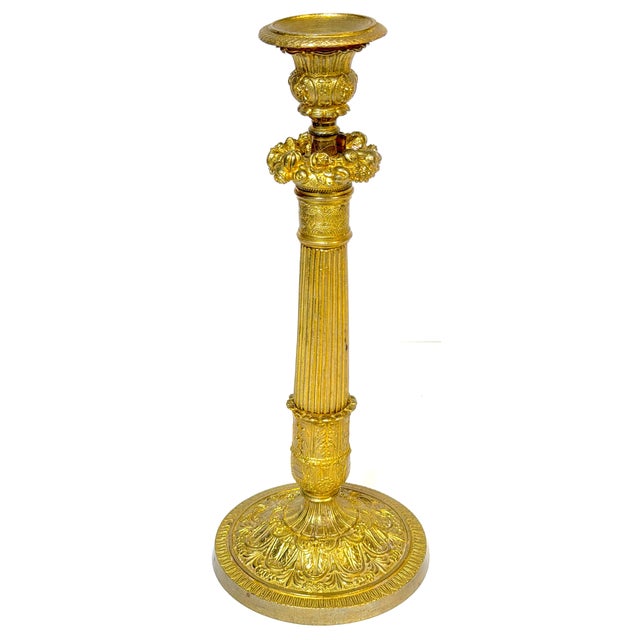 Pair Charles X Ormolu Candlesticks, France, Atrib. Pierre-François Feuchère For Sale - Image 12 of 18