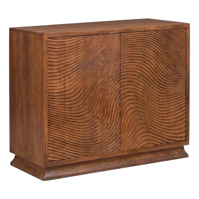 Morley Wood Accent Cabinet With Two Doors by Loomlan For Sale