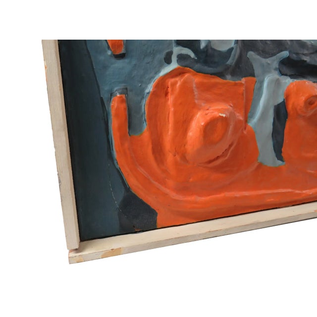 Modern Ursula Stock, Sculptural Painting, 1967, Wood & Plaster For Sale - Image 3 of 8