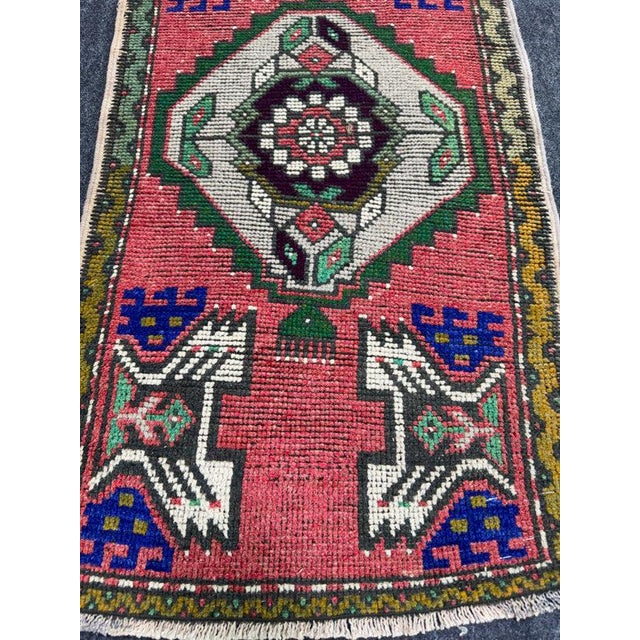 Contemporary Turkish Yastik Rug 1'8" x 3'1" For Sale - Image 3 of 5