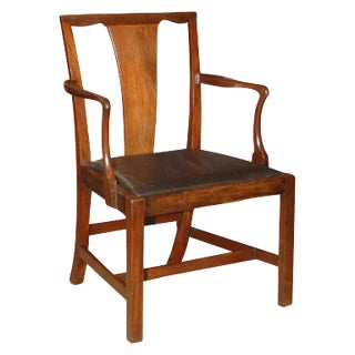 Mid 19th Century English Chippendale Armchair For Sale