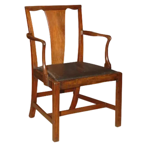 Mid 19th Century English Chippendale Armchair