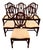 Vintage Set of 6 Sheraton Style Dining Chairs featuring High Quality Mahogany Construction, Beautiful Hand Carved Back...