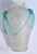 Transparent Archimede Seguso Style Scavo Corroso Art Glass Vase Frosted & Aqua Murano Glass For Sale - Image 8 of 16