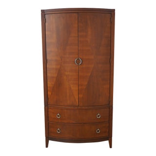 Ethan Allen Modern Design Cherry Bedroom Armoire For Sale