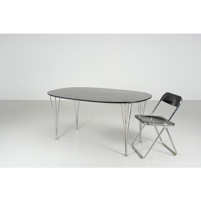 Fritz Hansen Superellipse Table from Fritz Hansen, 1980s For Sale - Image 4 of 12