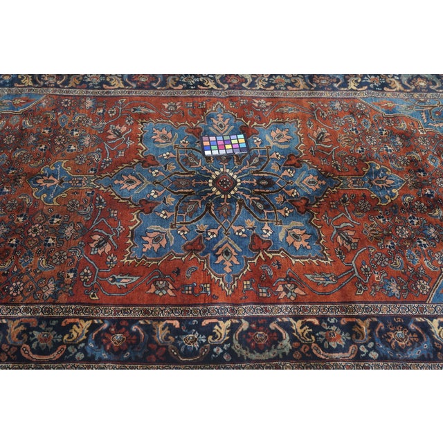 Antique Bidjar Rug 4'7'' X 7'0'' For Sale - Image 9 of 11