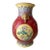Late 18th Century Qing Dynasty Red and Yellow Vase For Sale
