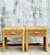 Vintage Coastal Woven Rattan Nightstands - a Pair For Sale - Image 10 of 16