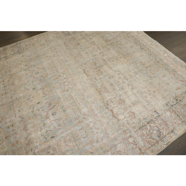 Light Color Persian Antique Kerman rug no. j5228 For Sale - Image 13 of 13