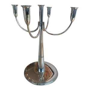 Vintage 1968 Dallas Fairmont Silverplate Extra Large 5-Light Candelabra