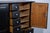 1920s Antique Pine Cupboard with 12 Drawers, 1925 For Sale - Image 5 of 8