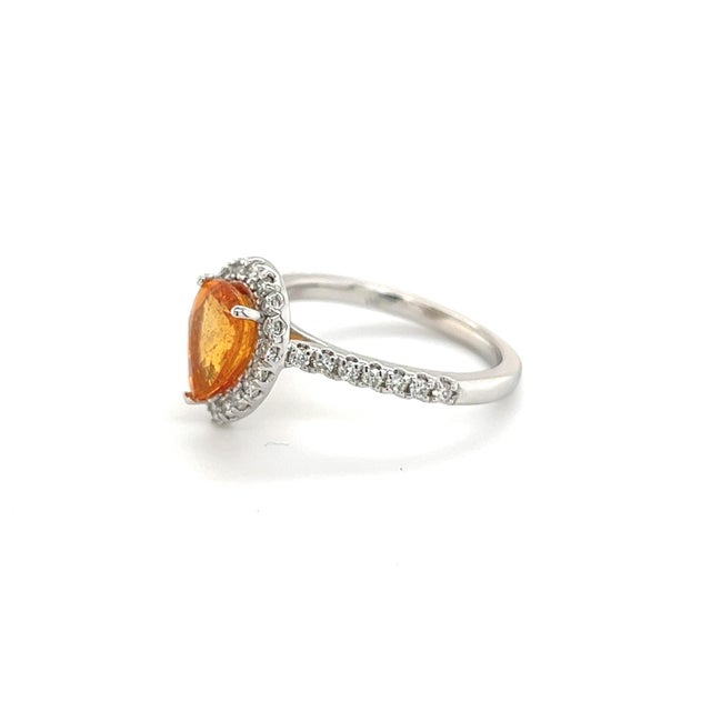2010s Natural Sapphire Diamond Ring 14k Gold 2.48 TCW Certified For Sale - Image 5 of 16
