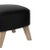Not Yet Made - Made To Order Black Leather and Natural Oak My Own Chair Footstools by Lassen, Set of 4 For Sale - Image 5 of 6