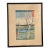 Framed 70 Year Old Reproduction Woodblock Print of "The Outskirts of Koshigaya in Musashi Province For Sale