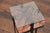 Brick Red Contemporary Side Table with Antique Italian Red Brick Top and Custom Iron Base For Sale - Image 8 of 9